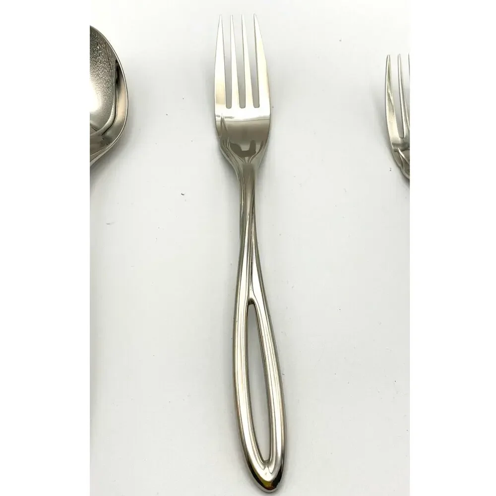 Yamazaki L'Fleur 5 Pc Place Setting Stainless Glossy Japan Flatware Replacement